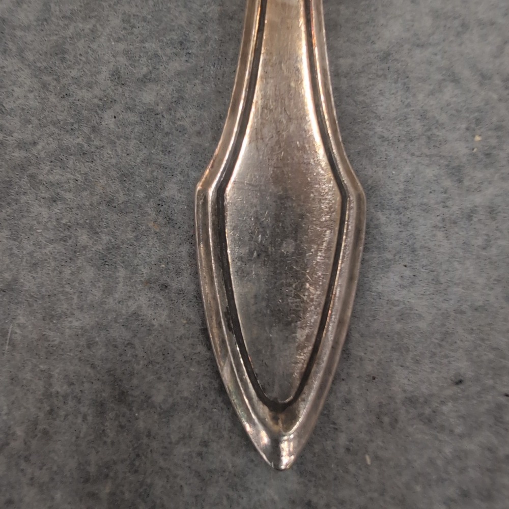 Alvin Patent Spoons Set of‎ 6 Antique Serving Tableware - Picture 3 of 6